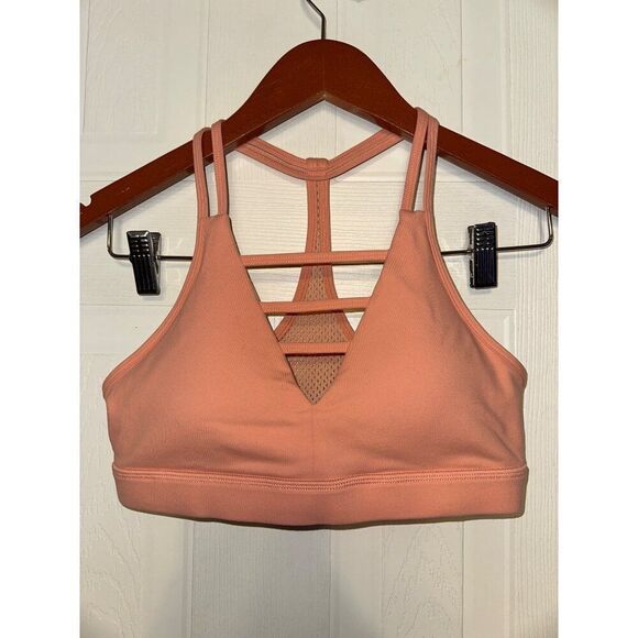 Zyia Active Peach Grid Mesh Sport Bra Size Small - Picture 4 of 12